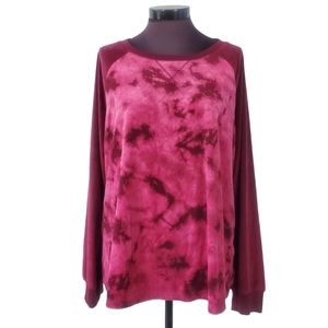 Secret Treasures Velour shirt Sweatshirt PInks  Size 2X